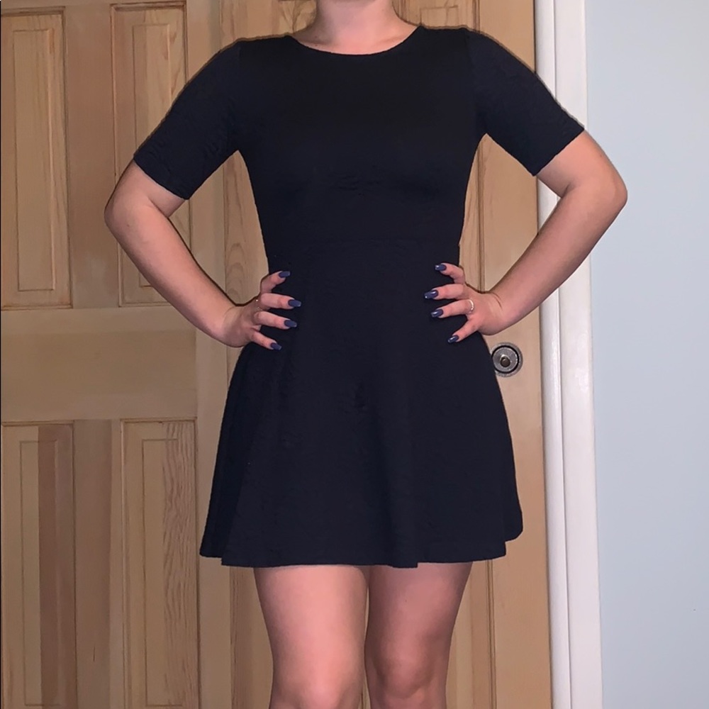 NAVY BLUE MINI DRESS